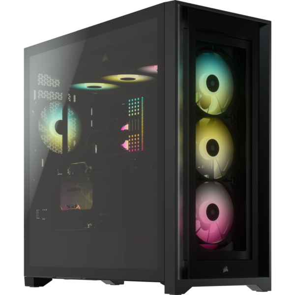 CORSAIR iCUE 5000T RGB ATX BLACK CASE CC-