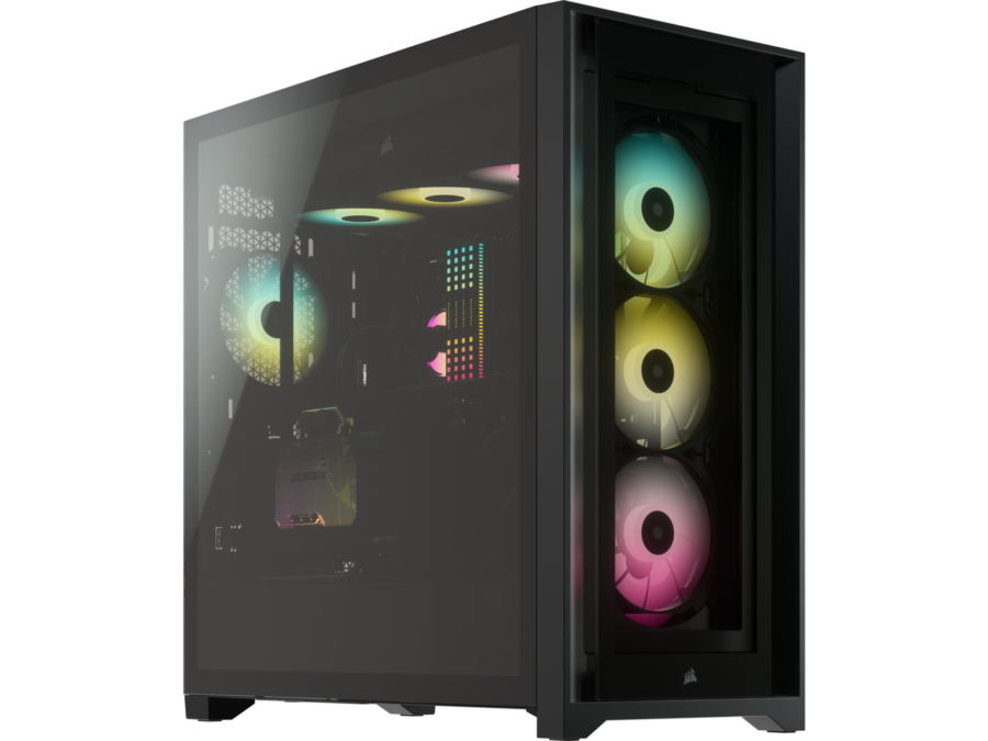 CORSAIR iCUE 5000T RGB ATX BLACK CASE CC-