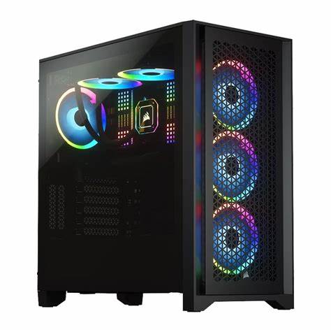 CORSAIR 4000D AIRFLOW RGB BLACK GAMING CASE CC