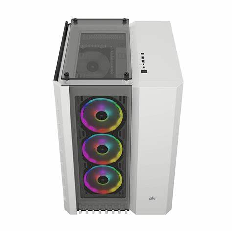 CORSAIR CRYSTAL SERIES 680X RGB TEMPERED GLASS ATX WHITE CASE
