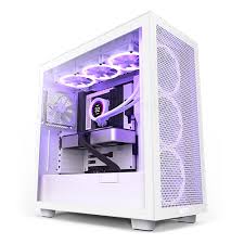NZXT H7 FLOW RGB WHITE ATX MID TOWER CASE