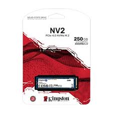 KINGSTON NV2 250GB PCIE 4.0 M.2 SOLID STATE DRIVE SNV2S/250G