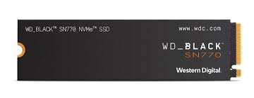 WESTERN DIGITAL BLACK SN770 1TBN M.2 GEN4 SOLID STATE DRIVE WDS100T3X0E