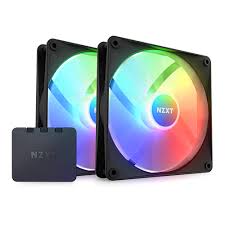 NZXT F140 RGB CORE BLACK TWIN PACK WITH CONTROLLER