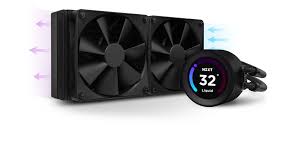 NZXT KRAKEN 240 BLACK LIQUID COOLER WITH LCD DISPLAY
