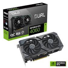 ASUS DUAL RTX 4060 OC EDITION 8G V2 GRAPHICS CARD 90YV0JC4-M0NA00