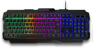 MSI FORGE GK100 RGB WIRED GAMING KEYBOARD S11-04US20J-HH9