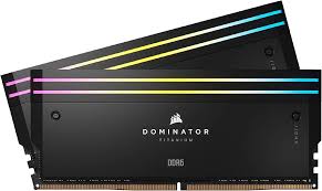 CORSAIR DOMINATOR TITANIUM RGB 64GB (2X32GB) 6400MHZ DDR5 DIMM INTEL XMP MEMORY CMP64GX5M2B6400C32